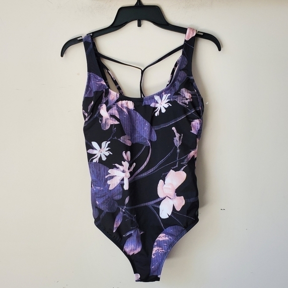 All In Motion cross back floral 1 piece swim suit - Picture 3 of 7
